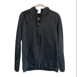 Nike Therma-Fit Zip Front Hooded Jacket Sz L Black 🎉Host Pick!🎉